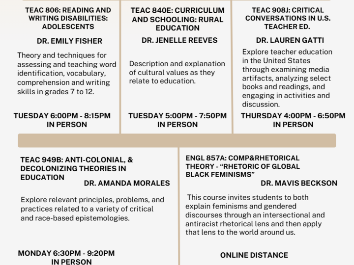 fall 2025 courses